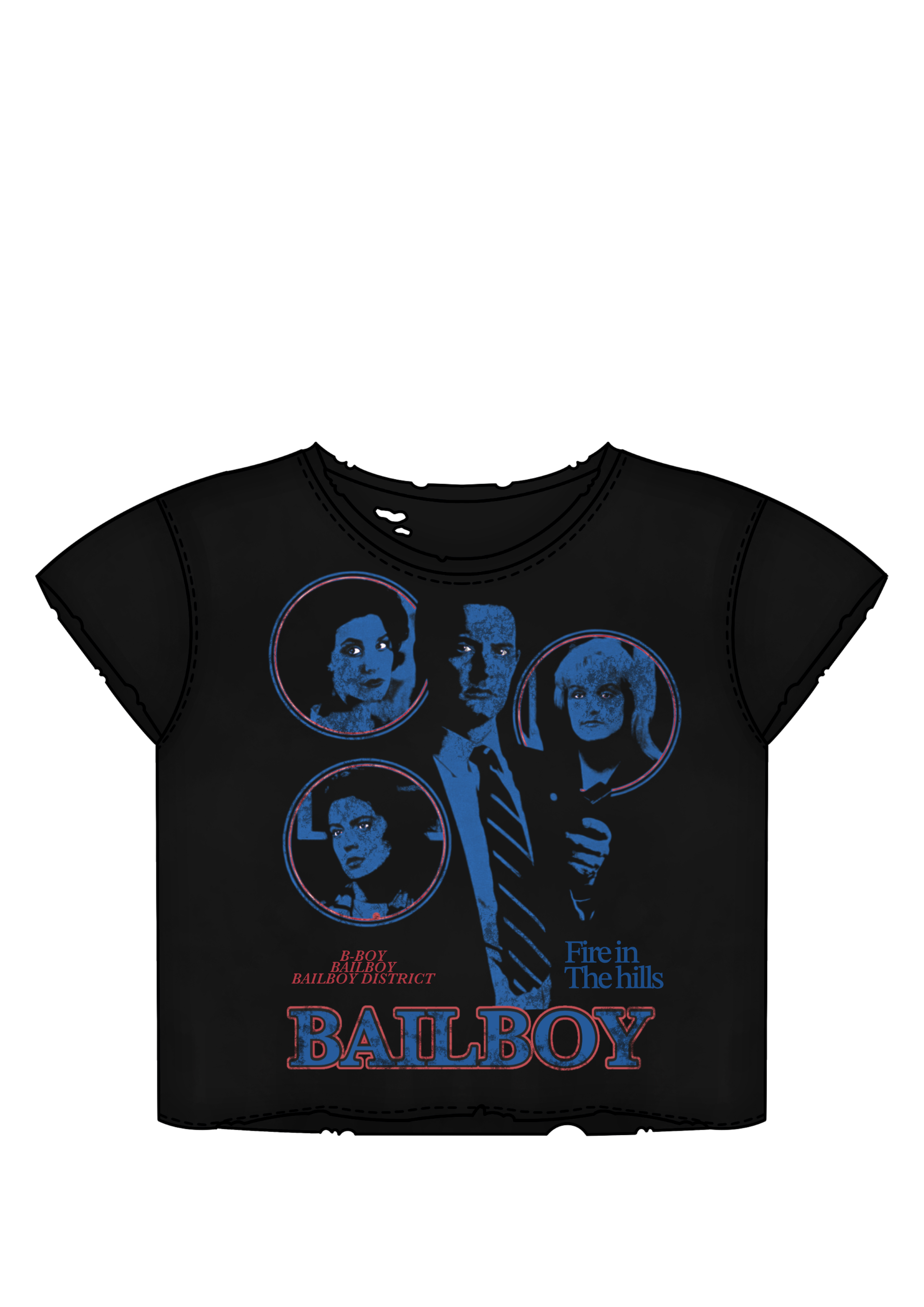 "FIRE IN THE HILLS" TEE